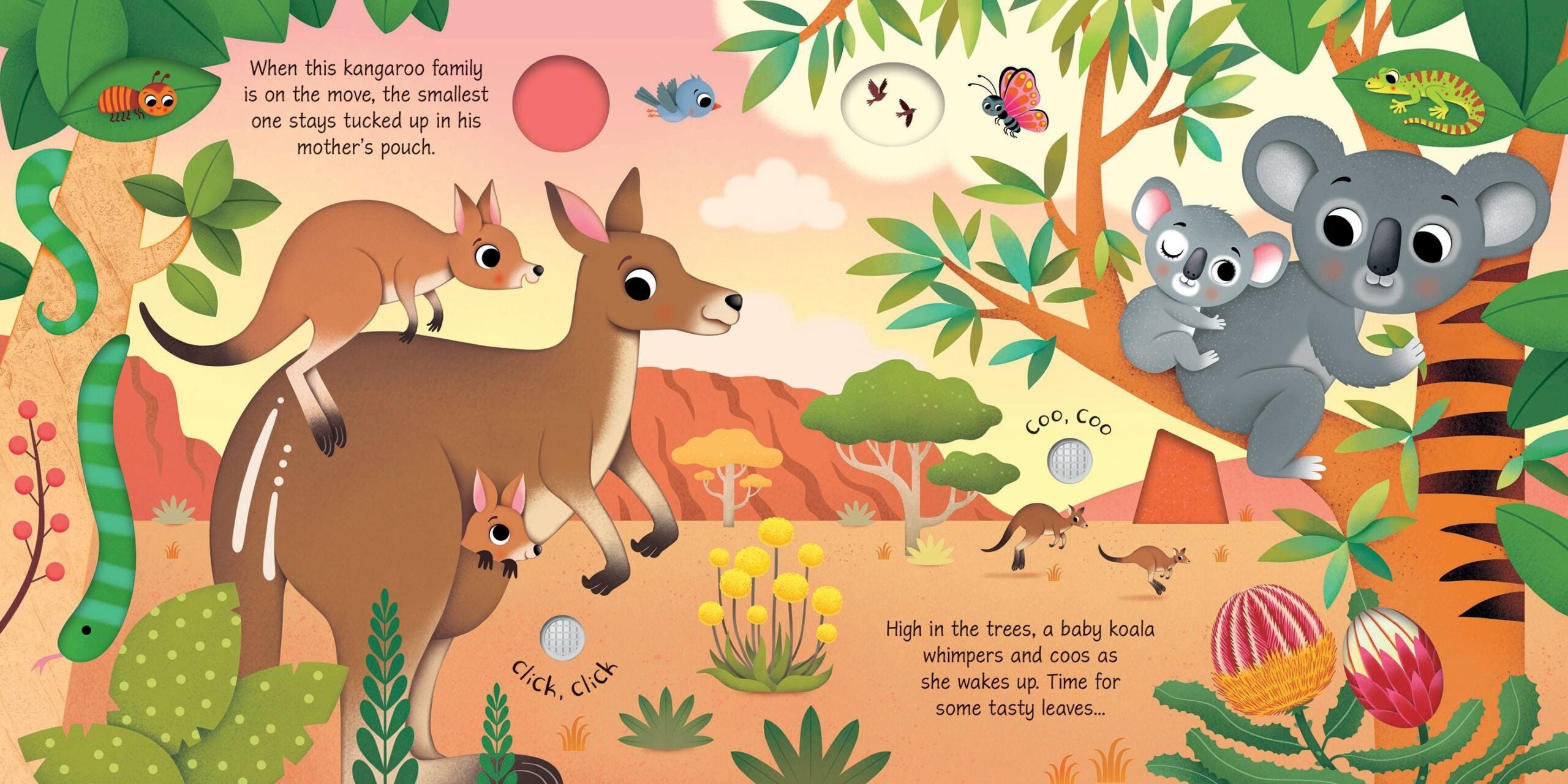 Carte pentru copii, Usborne, Baby Animal Sounds, 0+ ani
