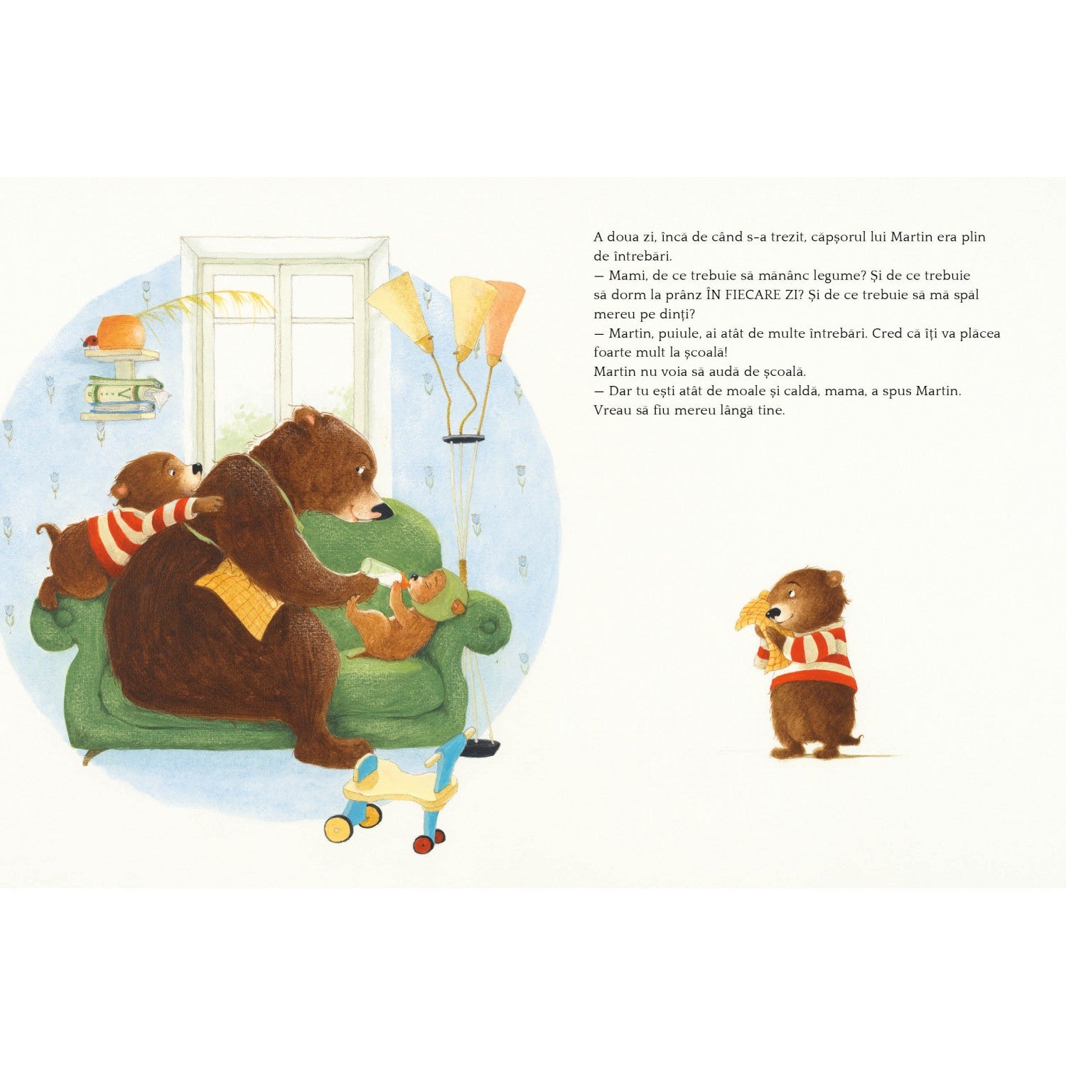Carti copii Mami, nu sunt prea mic sa merg la scoala?