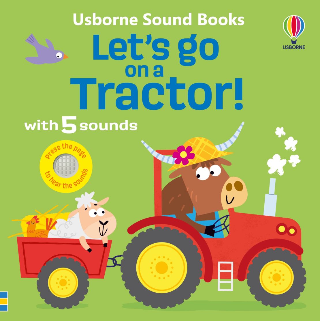 Carte pentru copii, Usborne, Let's go on a Tractor, 1+ ani