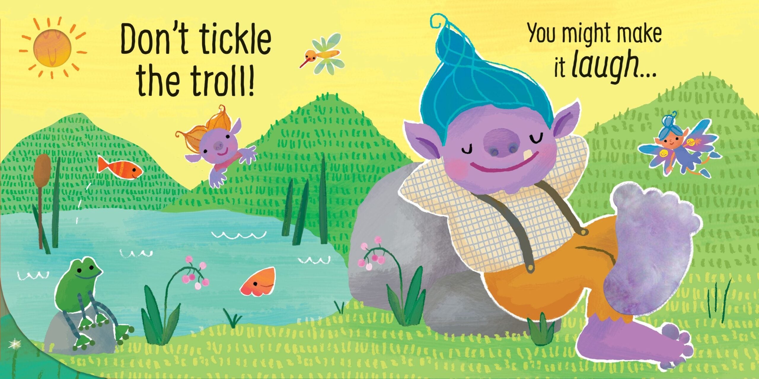 Carte pentru copii, Usborne, Don't Tickle the Dragon!, 6+ luni