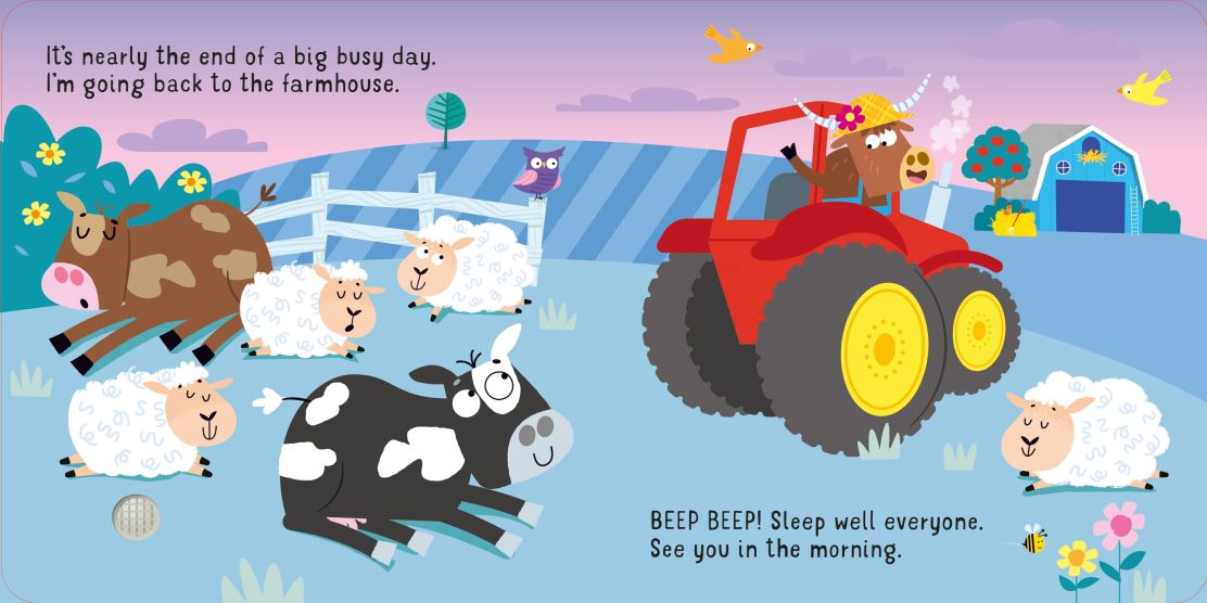 Carte pentru copii, Usborne, Let's go on a Tractor, 1+ ani