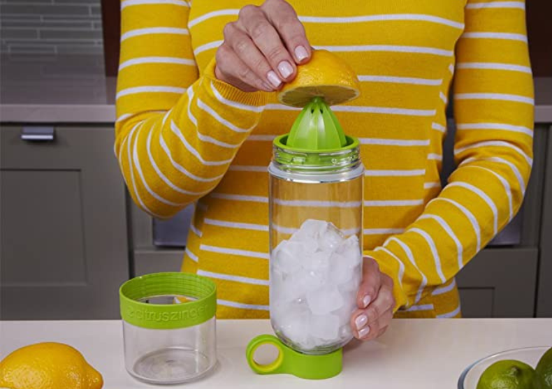 Sticla sport cu storcator de citrice - Juice Easy Sport