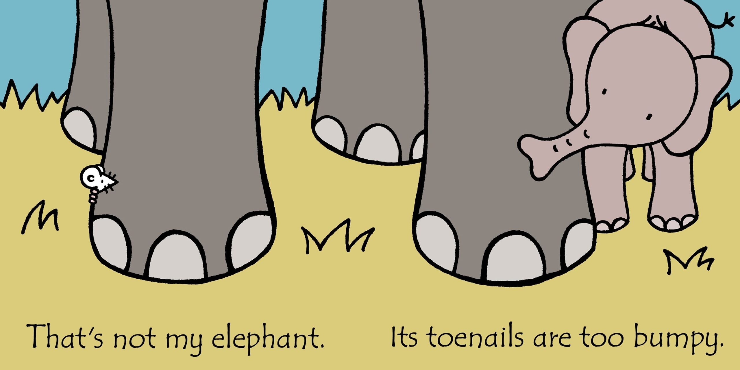 Carte pentru copii, Usborne, That's not my elephant, 3+ luni