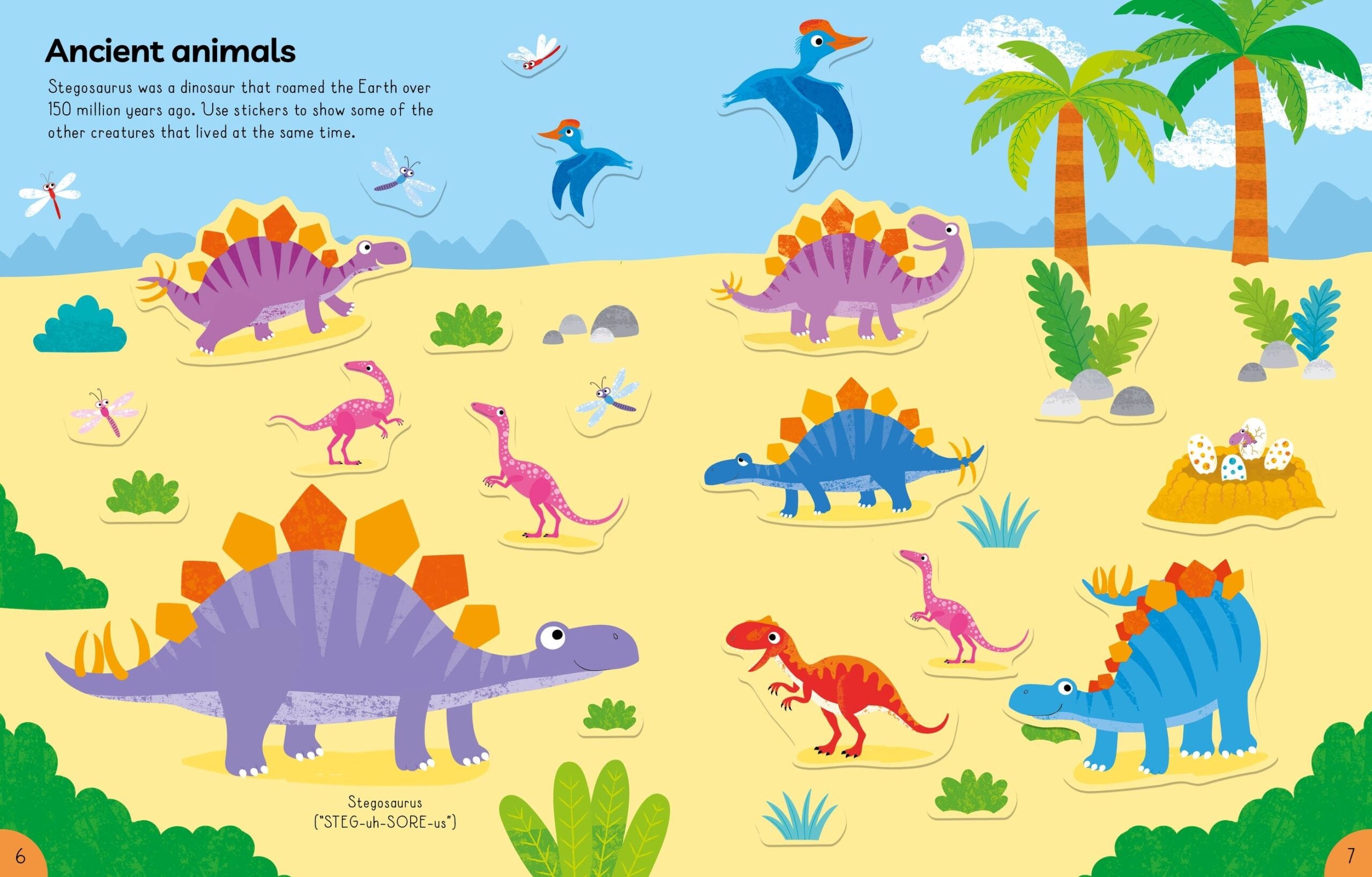 Carte pentru copii, Usborne, Big Activity Book Dinosaurs, 4+ ani