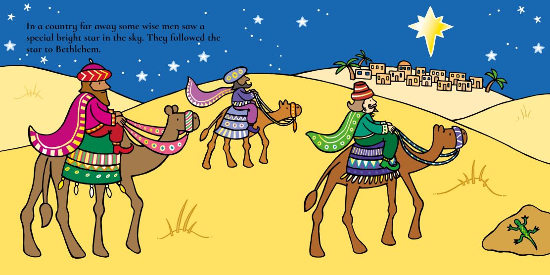 Carte pentru copii, Usborne, Touchy-feely The Nativity, 1+ ani