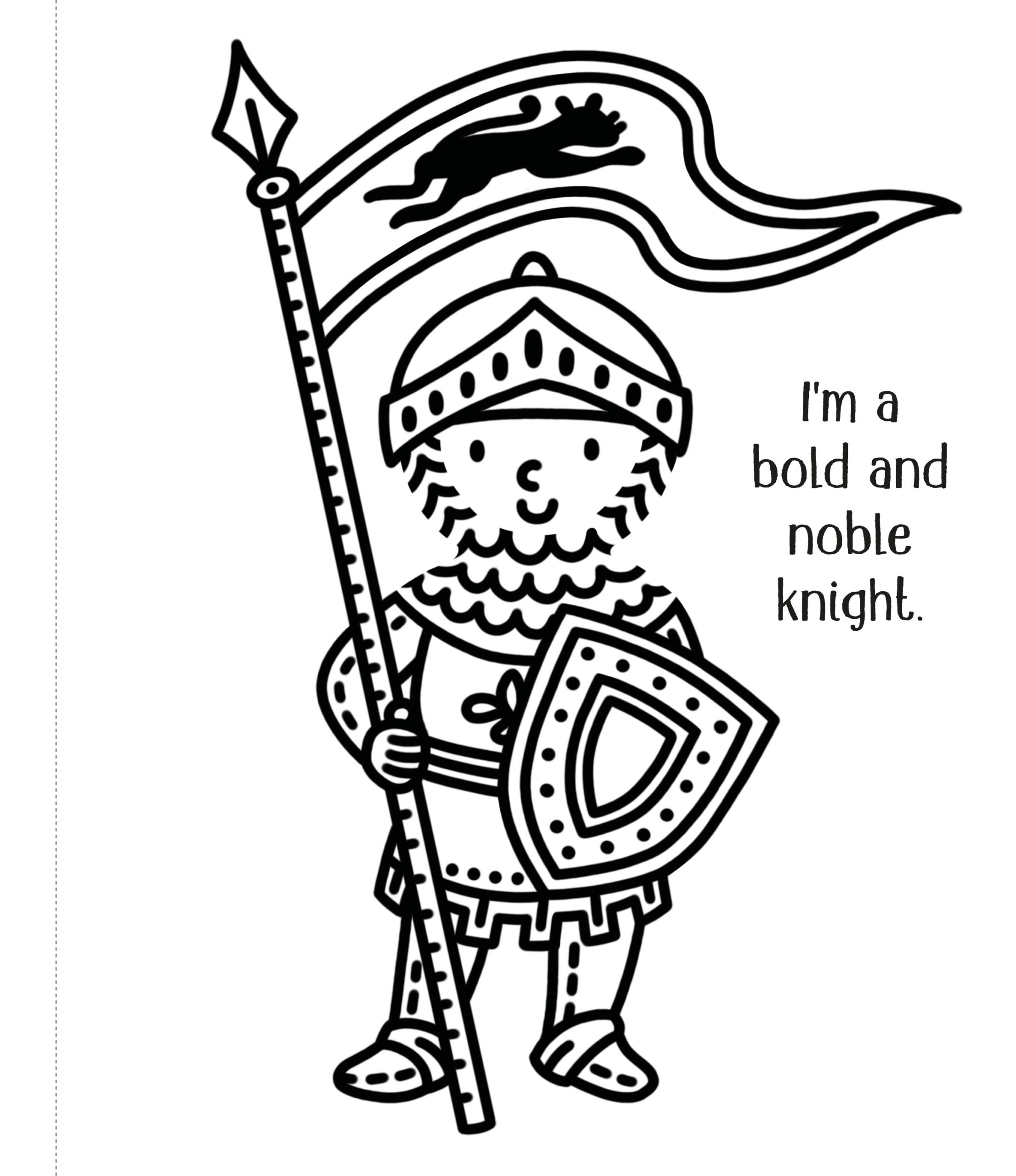 Carte pentru copii, Usborne, First Magic Painting Knights and Castles, 3+ ani