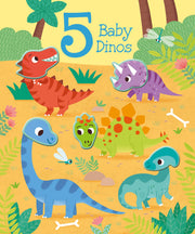 Resigilat - Carte pentru copii, NPP, 5 Baby Dinos: A Counting Sound Book, 3+ ani
