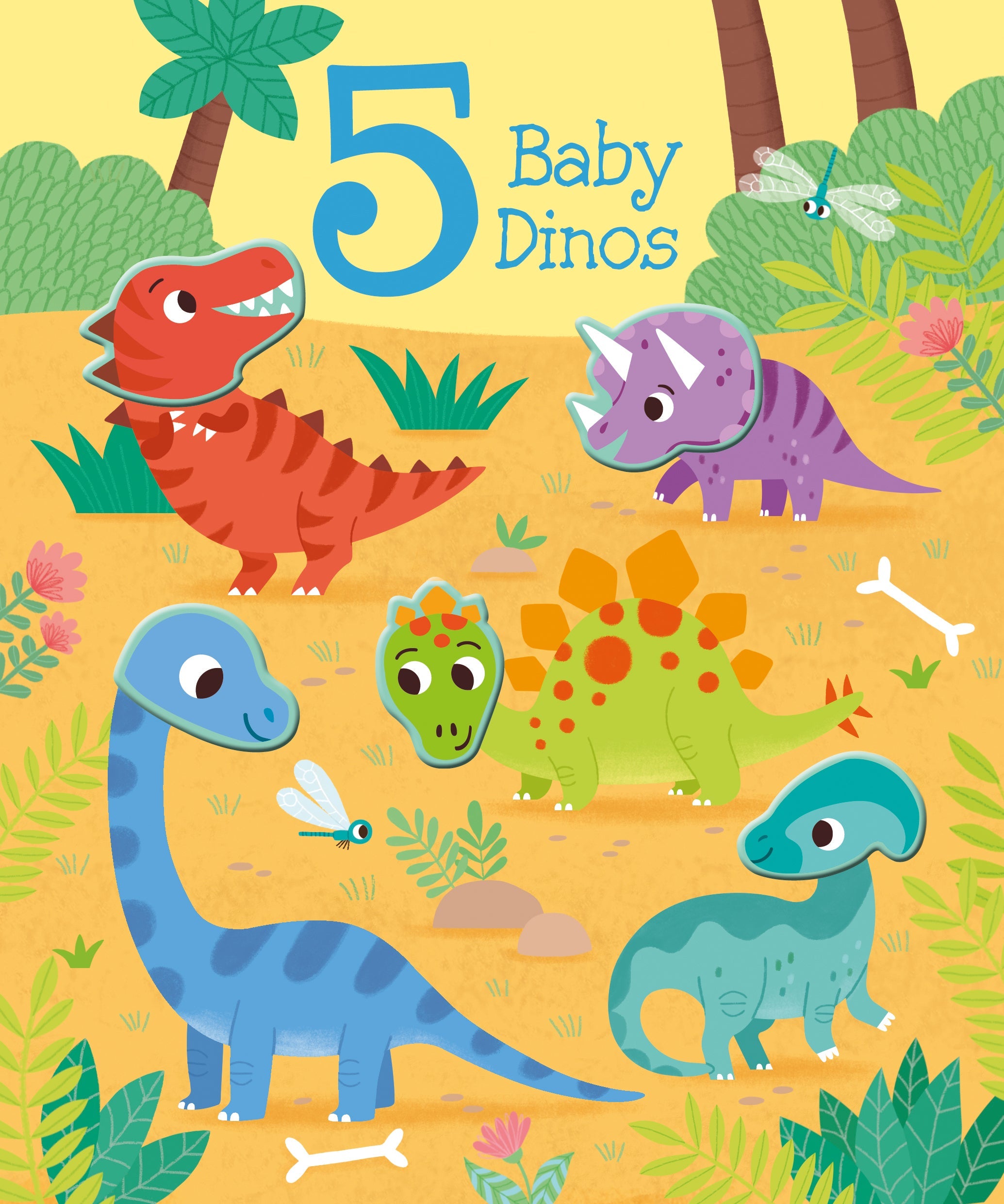 Resigilat - Carte pentru copii, NPP, 5 Baby Dinos: A Counting Sound Book, 3+ ani