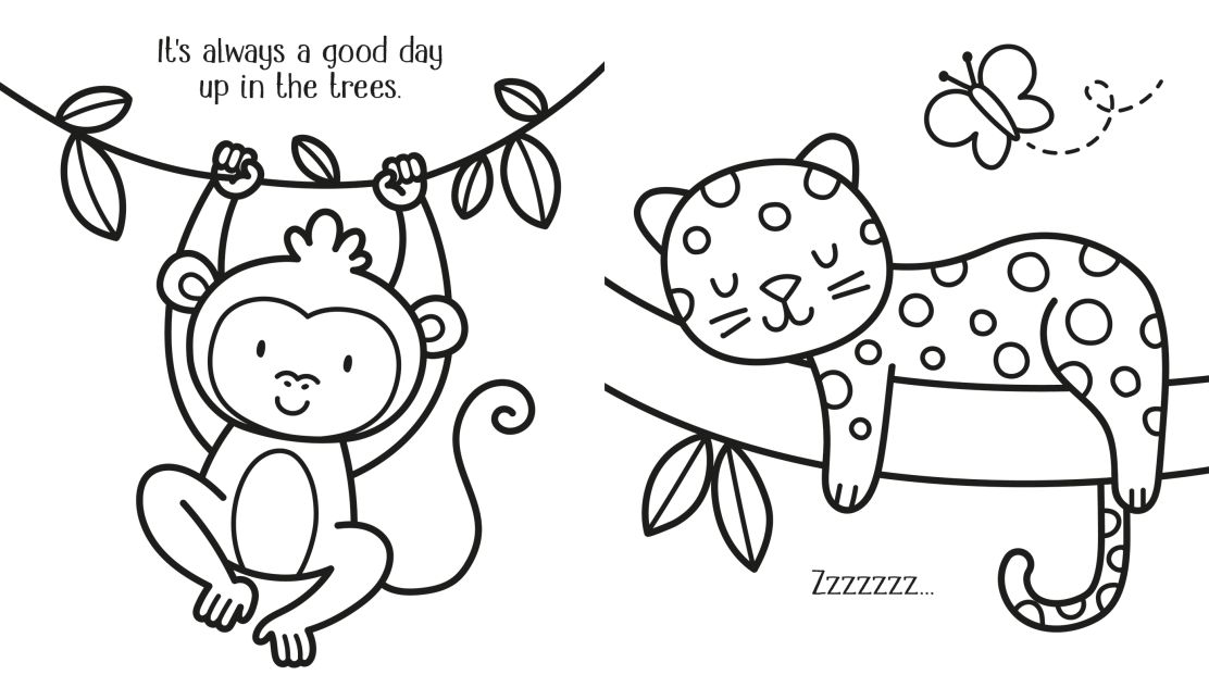 Carte pentru copii, Usborne, My Big Happy Colouring Book, 3+ ani