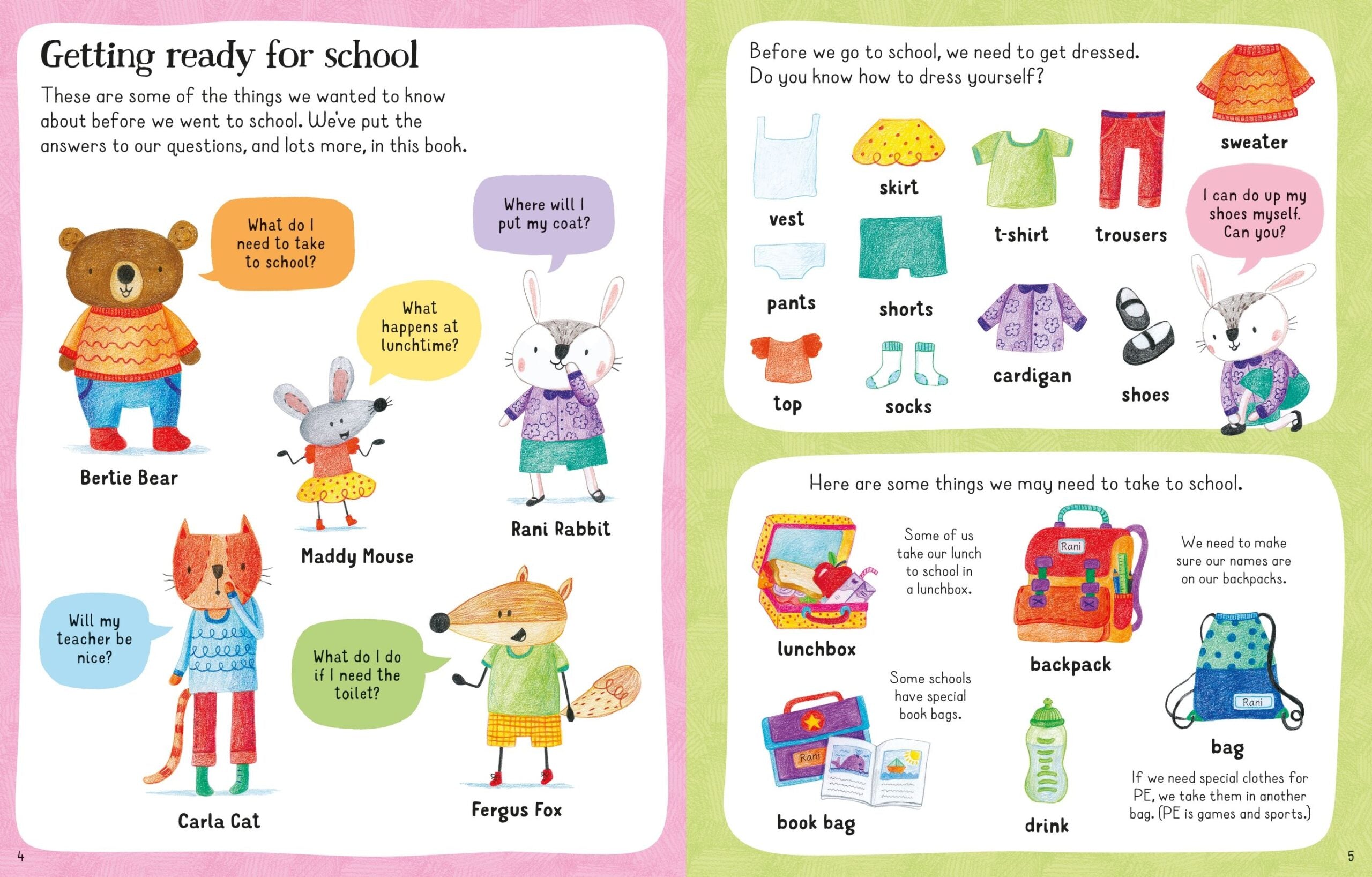 Carte in engleză, Tot ce trebuie să știi despre mersul la școală - Usborne