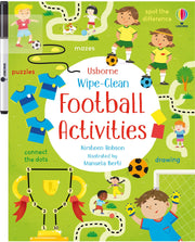 Carte pentru copii, Usborne, Wipe-Clean Football Activities, 3+ ani