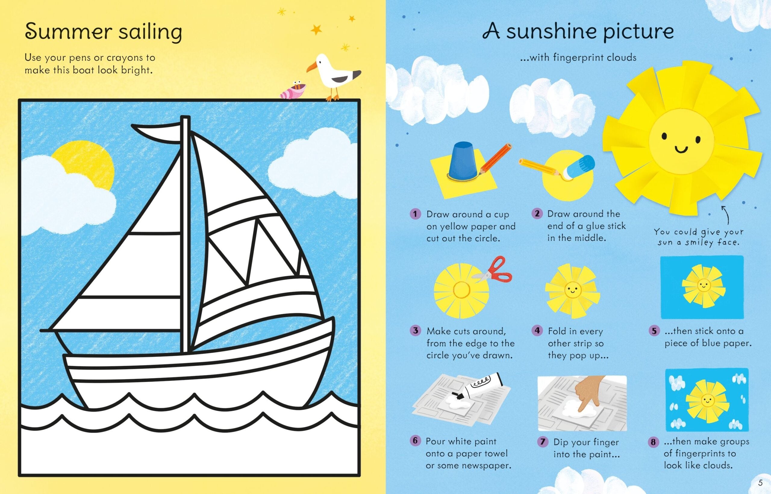 Carte pentru copii, Usborne, Summer things to make and do, 3+ ani