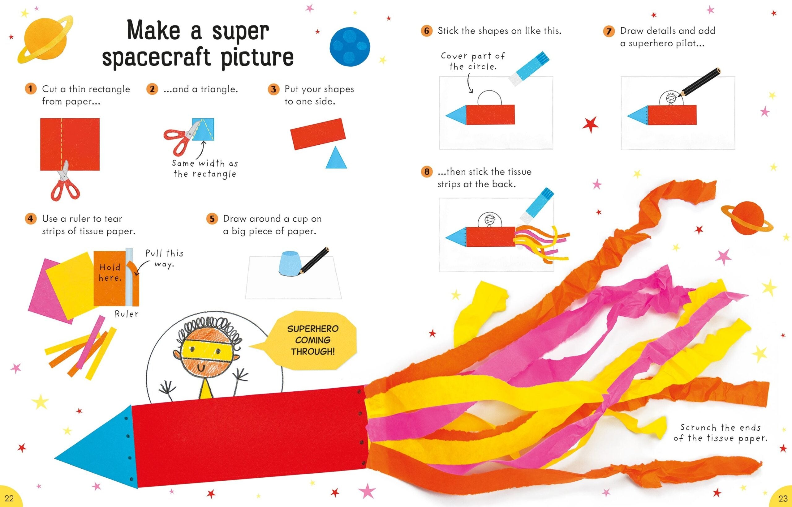 Carte pentru copii, Usborne, Superhero things to make and do, 3+ ani