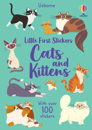 Carte pentru copii, Usborne, Little First Stickers Cats and Kittens, 3+ ani