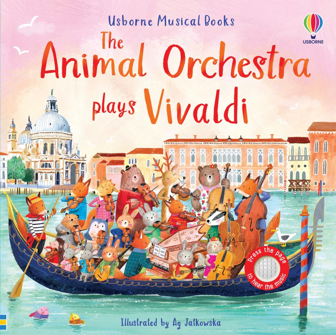 Resigilat - Carte pentru copii, Usborne, The Animal Orchestra Plays Vivaldi, 1+ an