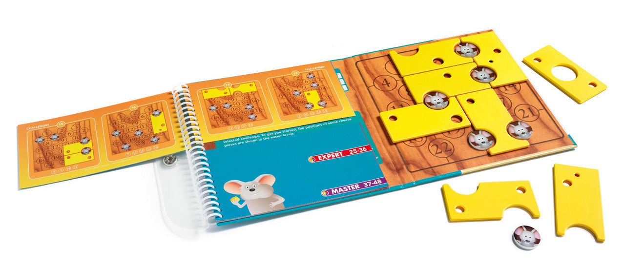 Smart Games - Brain Cheeser, joc de logica cu 48 de provocari, 6+ ani