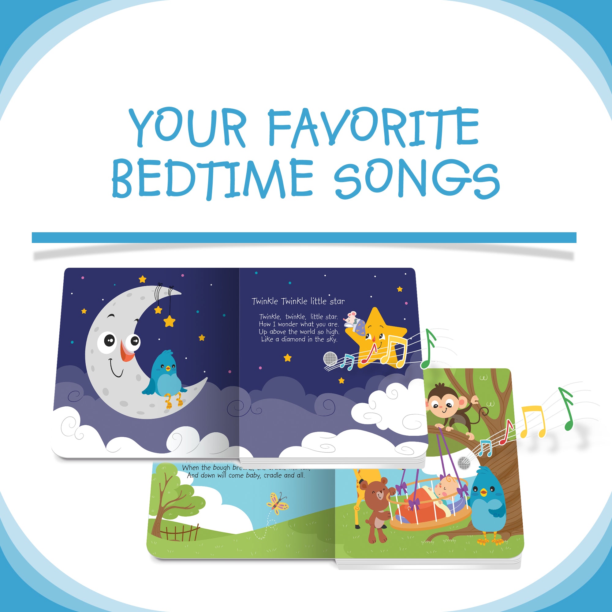 Carte pentru copii, Ditty Bird, Bedtime Songs, 6+ luni