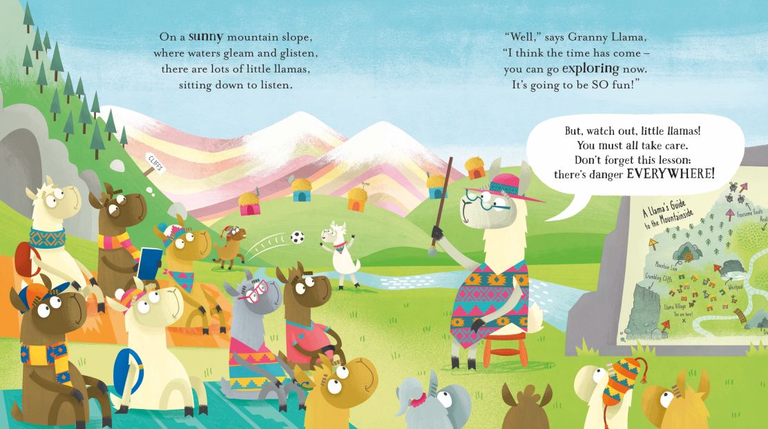Carte pentru copii, Usborne, Listening for Llamas, 2+ ani