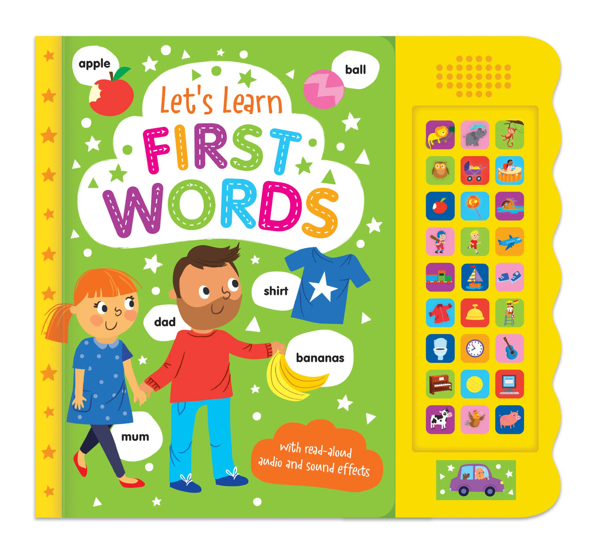 Carte cu sunete în engleză – Primele cuvinte (Let's Learn First Words), North Parade