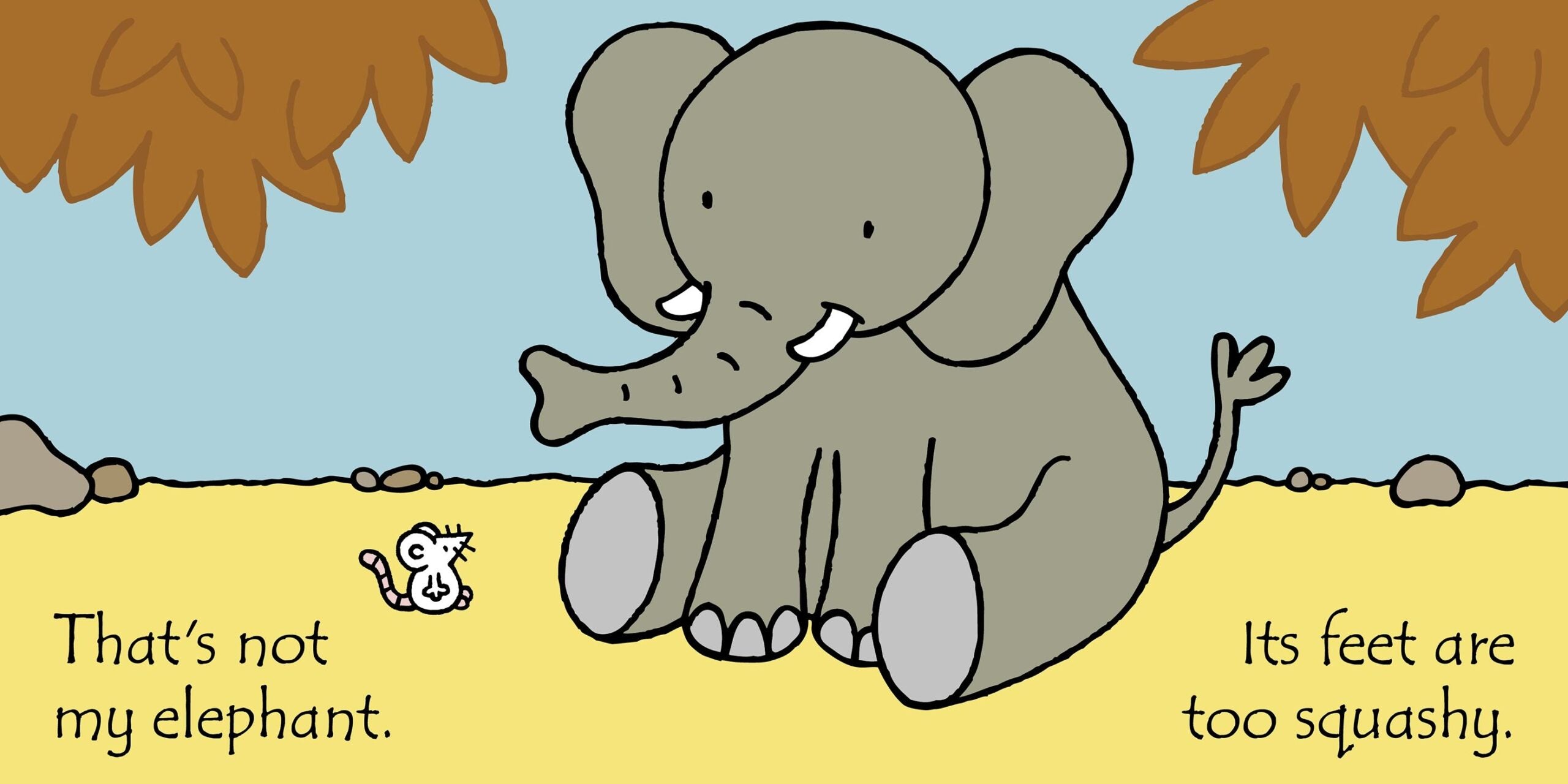 Carte pentru copii, Usborne, That's not my elephant, 3+ luni