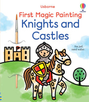 Carte pentru copii, Usborne, First Magic Painting Knights and Castles, 3+ ani