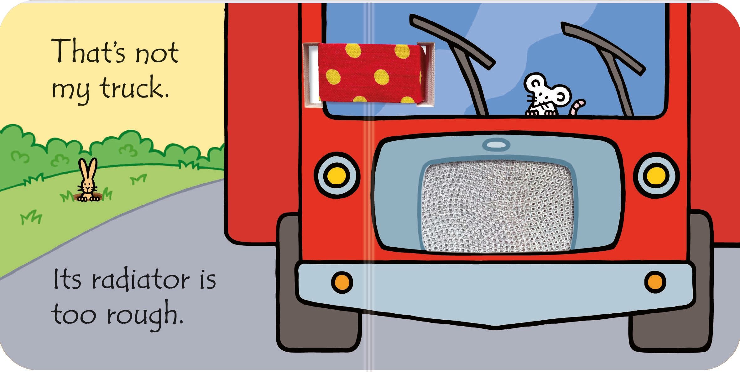 Carte pentru copii, Usborne, That's not my truck buggy book, 6+ luni