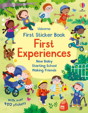Carte pentru copii, Usborne, First Sticker Book First Experiences, 3+ ani