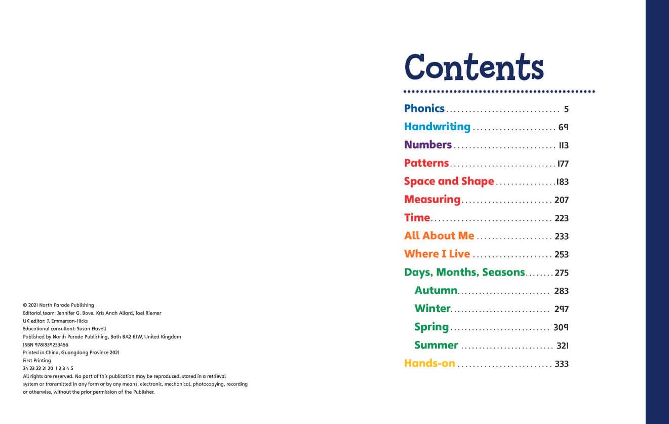 Wonders of Learning BIG Workbook - Reception
