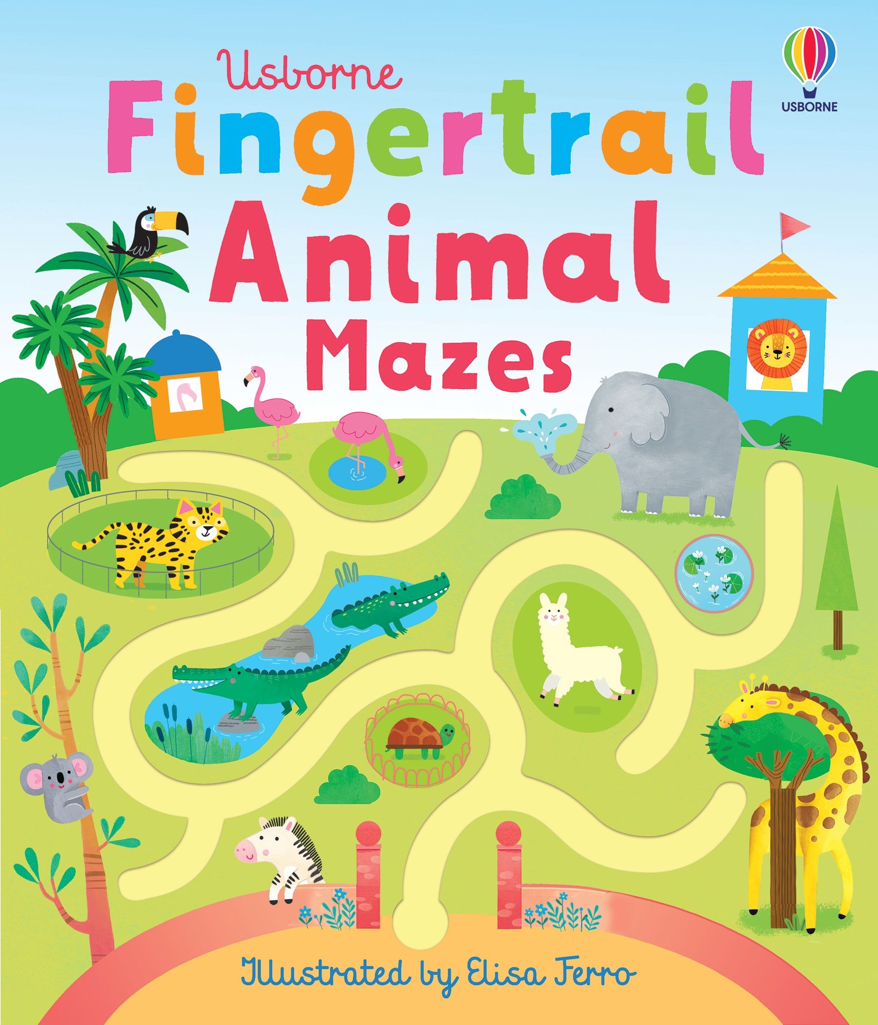 Fingertrail - Animal Mazes, Usborne, + 2 ani