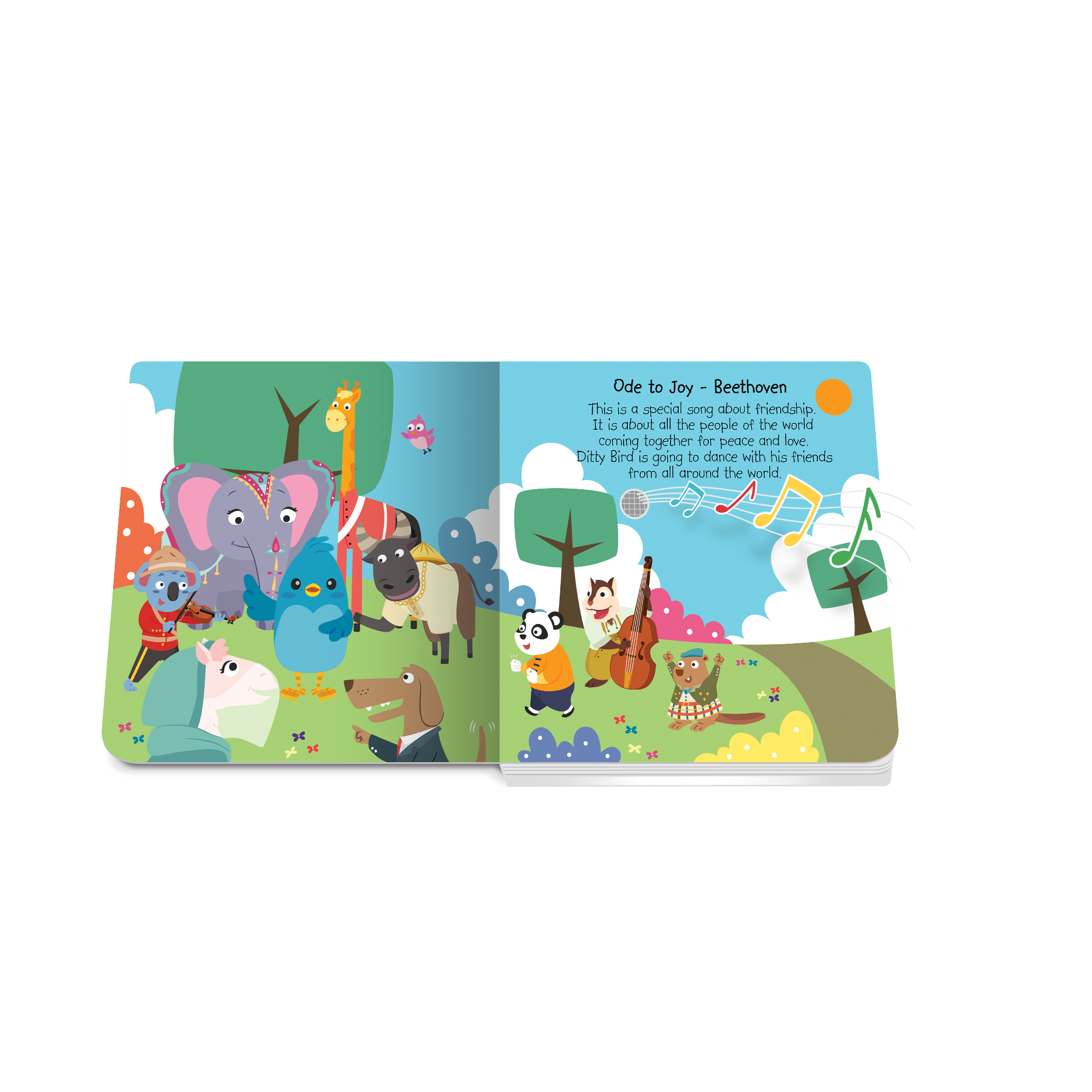 Carte pentru copii, Ditty Bird, Classical Music, 6+ luni