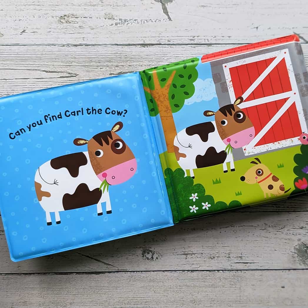 Carte pentru copii - bath book in box - Farm