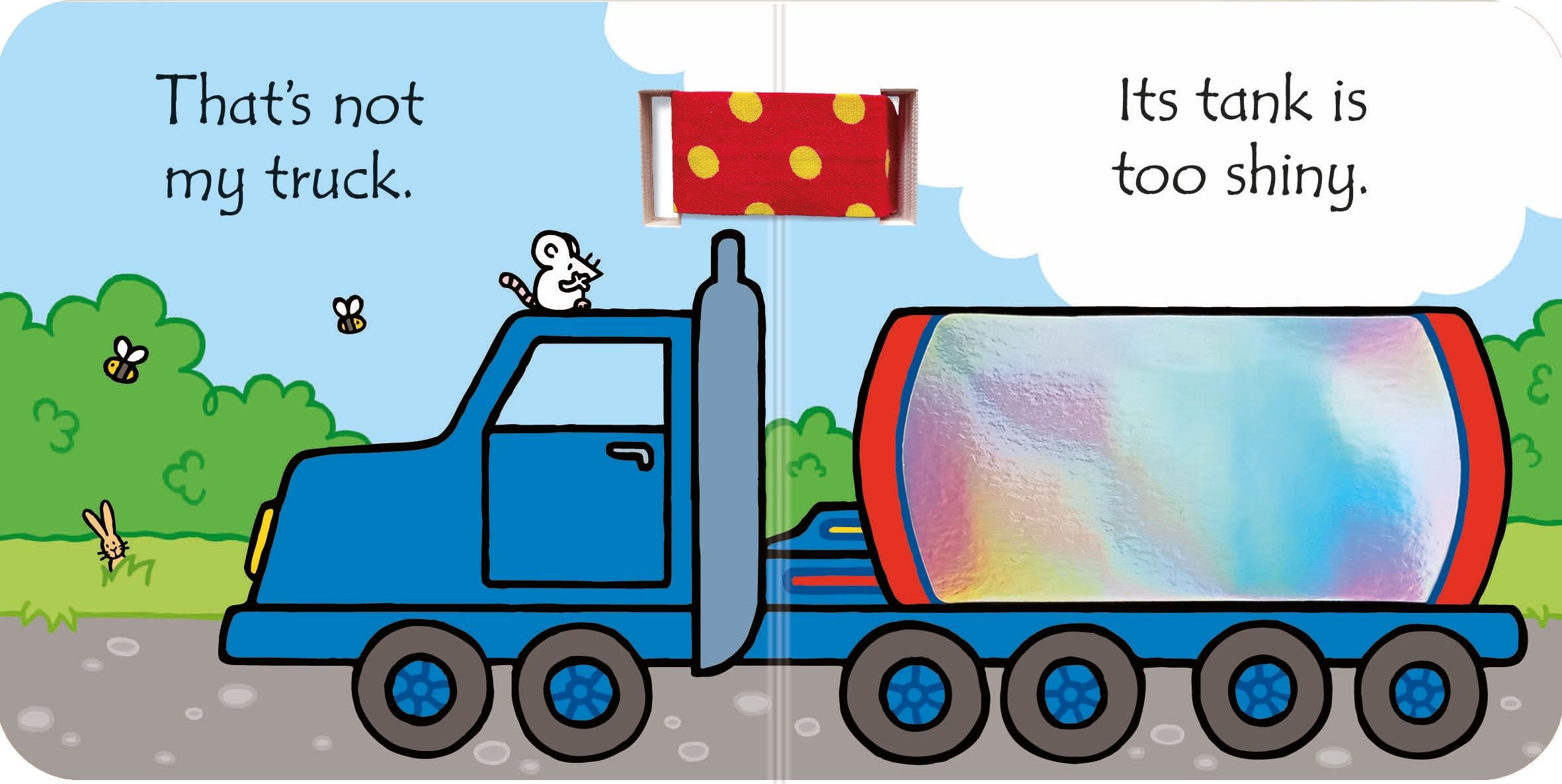 Carte pentru copii, Usborne, That's not my truck buggy book, 6+ luni