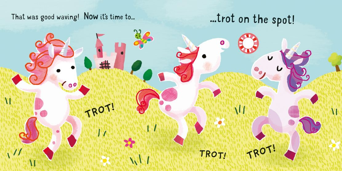 Carte pentru copii, Usborne, Dance with the Unicorns, 12+ luni