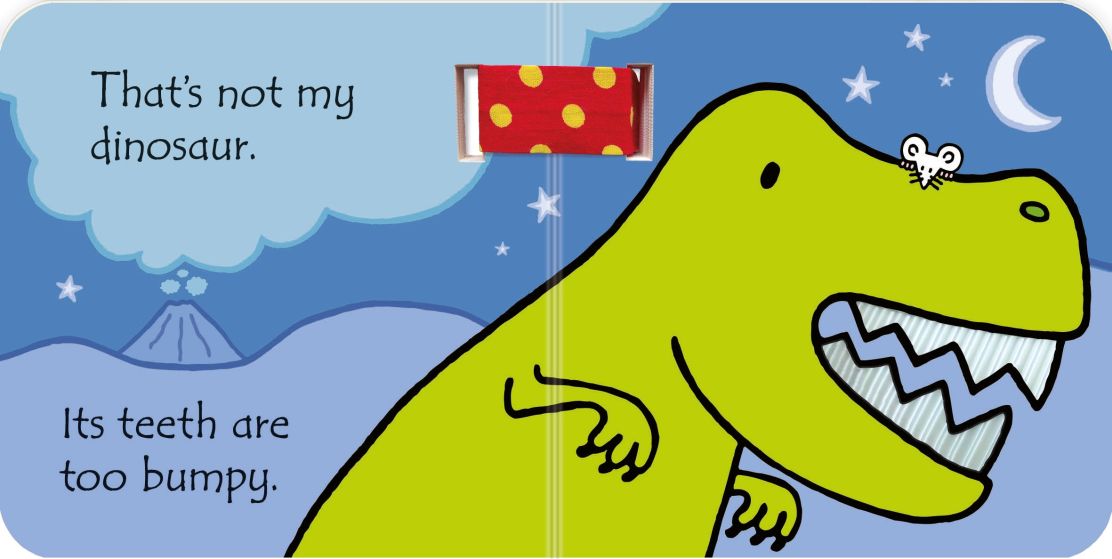 Carte pentru copii, Usborne, That's not my dinosaur... buggy book, 1+ ani