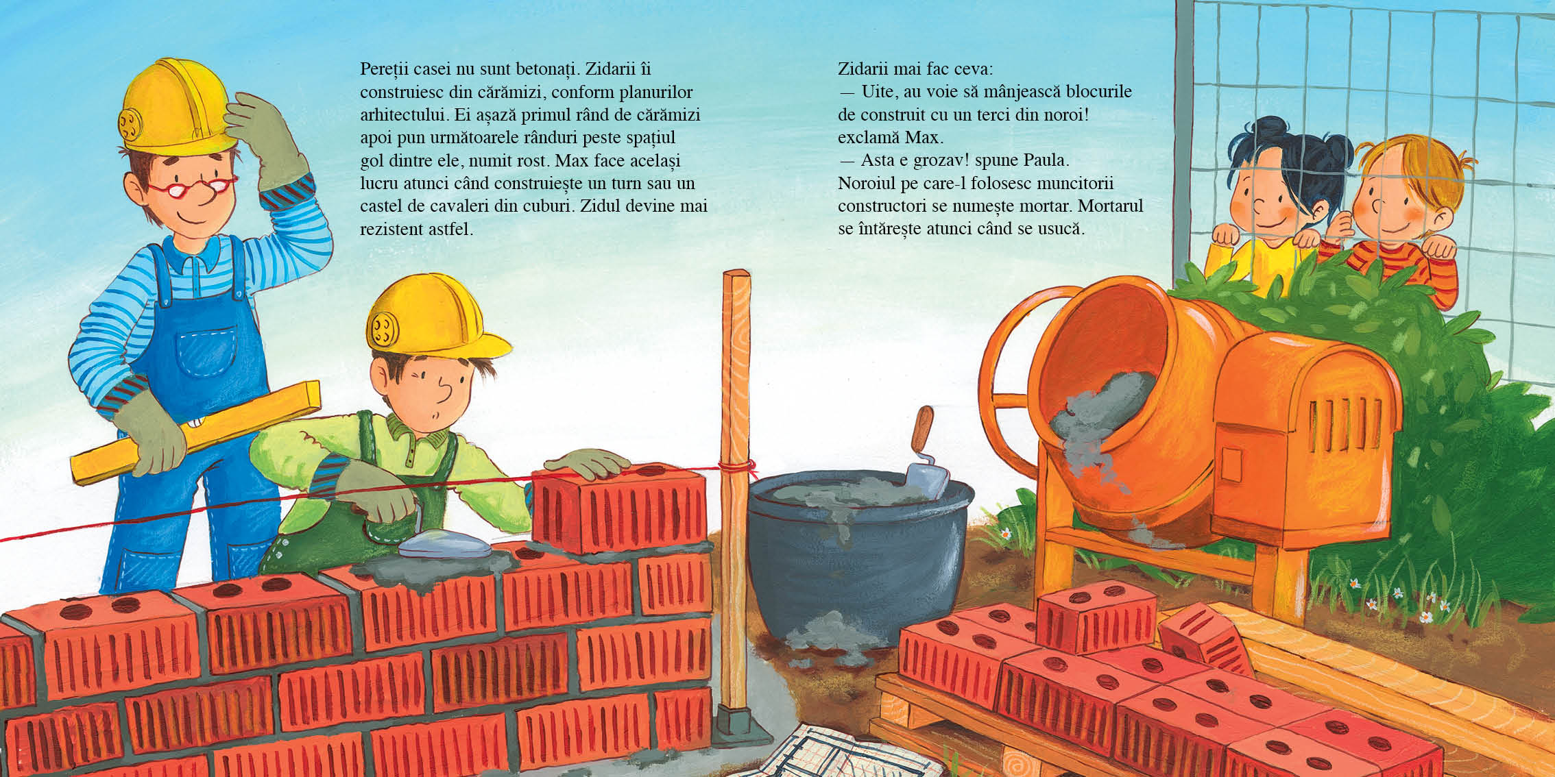 Carte pentru copii, Christian Tielman, Max vizitează șantierul de construcții, 3+ ani