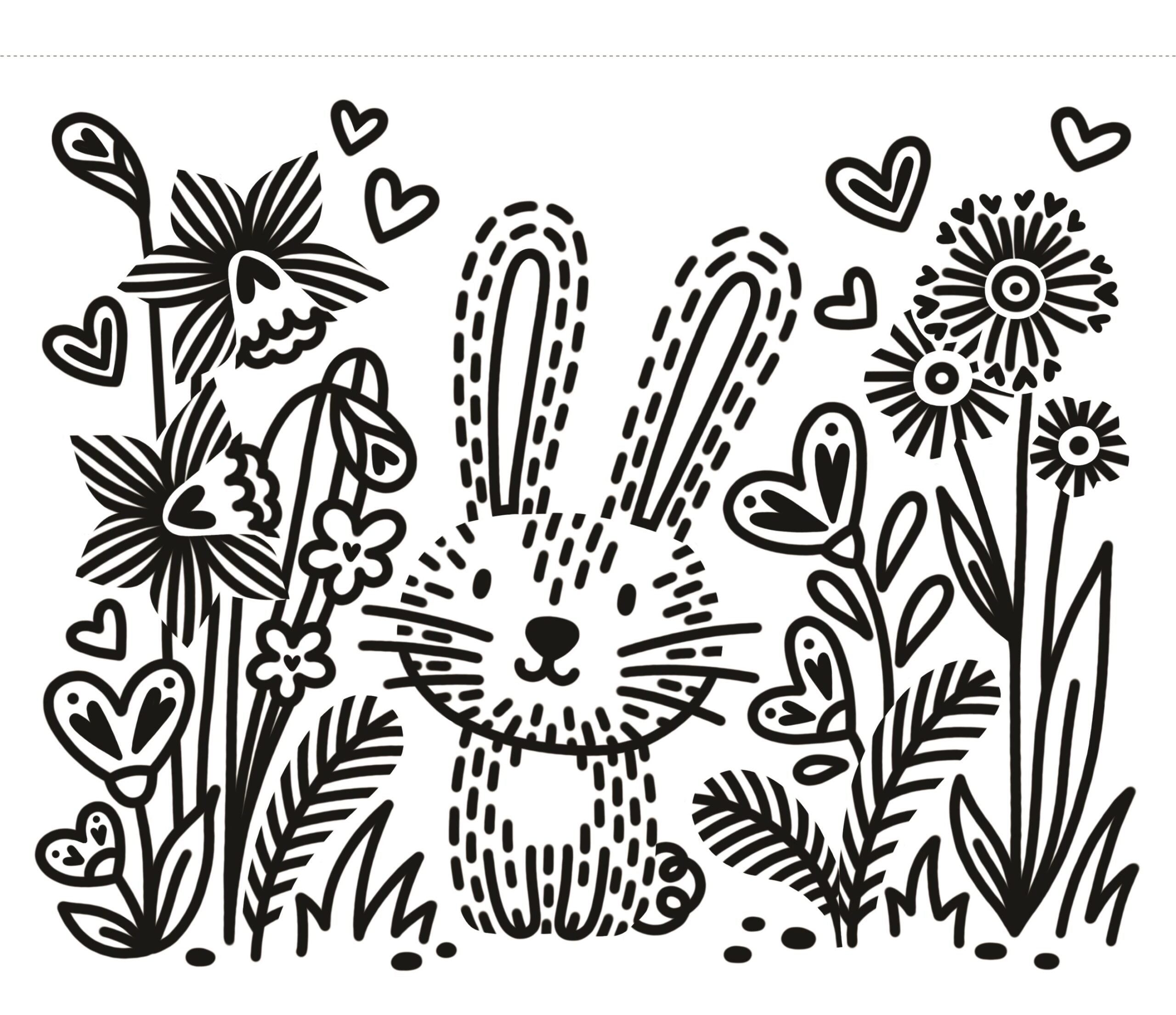 First Magic Painting I Love You Bunny
