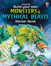 Carte cu stickere, Build your Own - Monsters and Mythical Beasts + 5 ani
