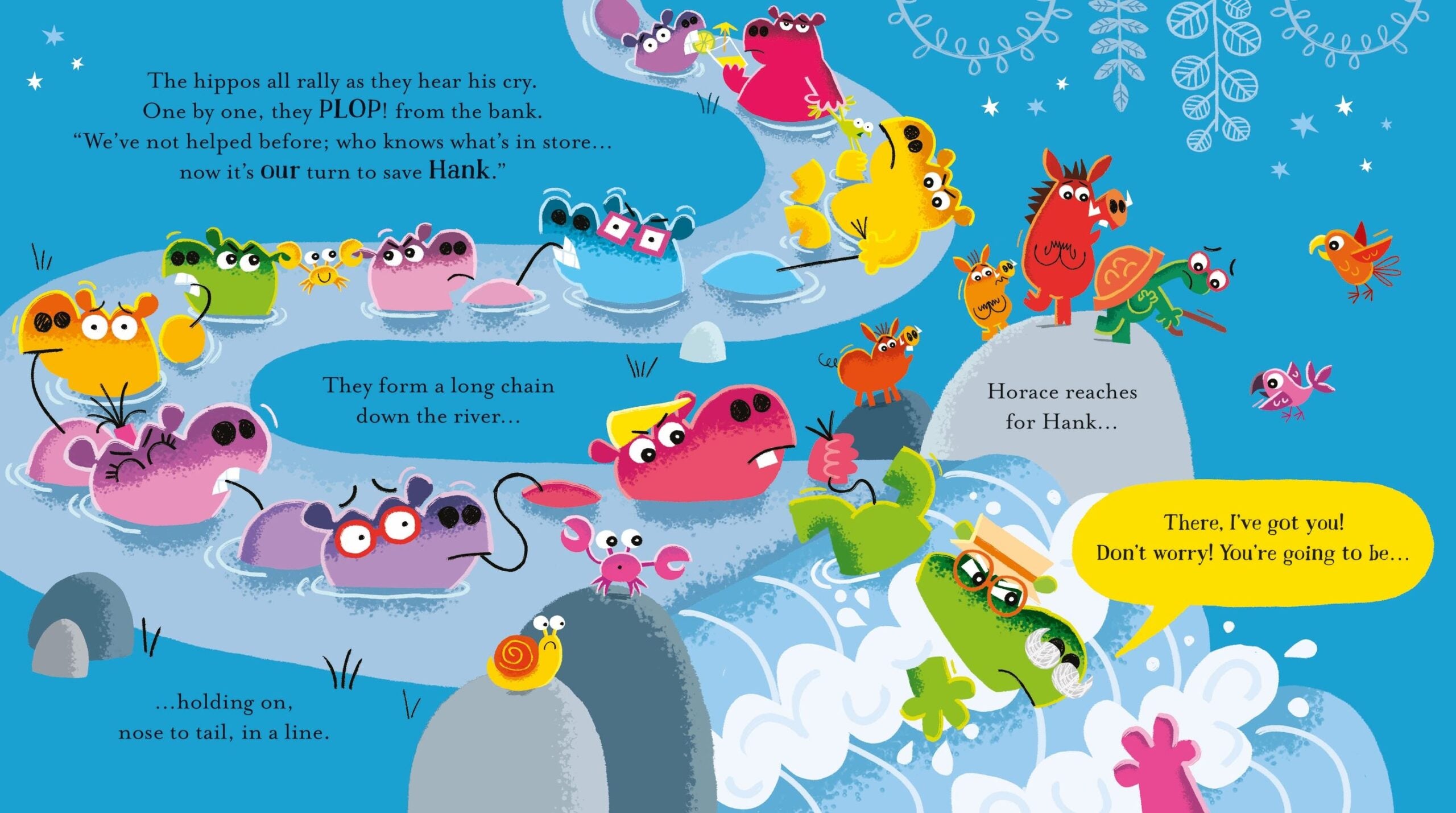 Carte pentru copii, Usborne, Helpfulness for Hippos, 2+ ani