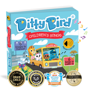 Carte pentru copii, Ditty Bird, Children's Songs, 6+ luni