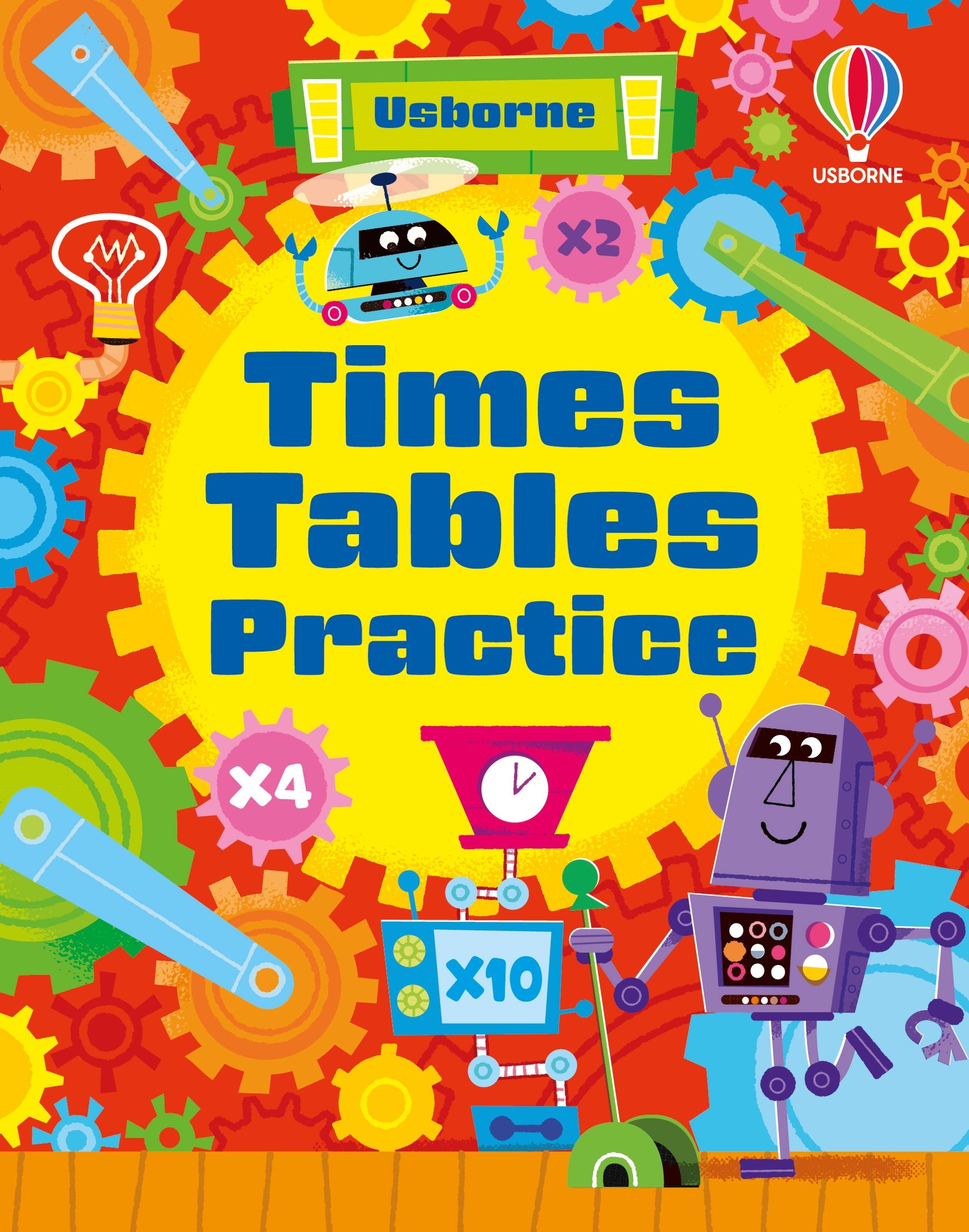 Carte pentru copii, Usborne, Times Tables Practice, 6+ ani