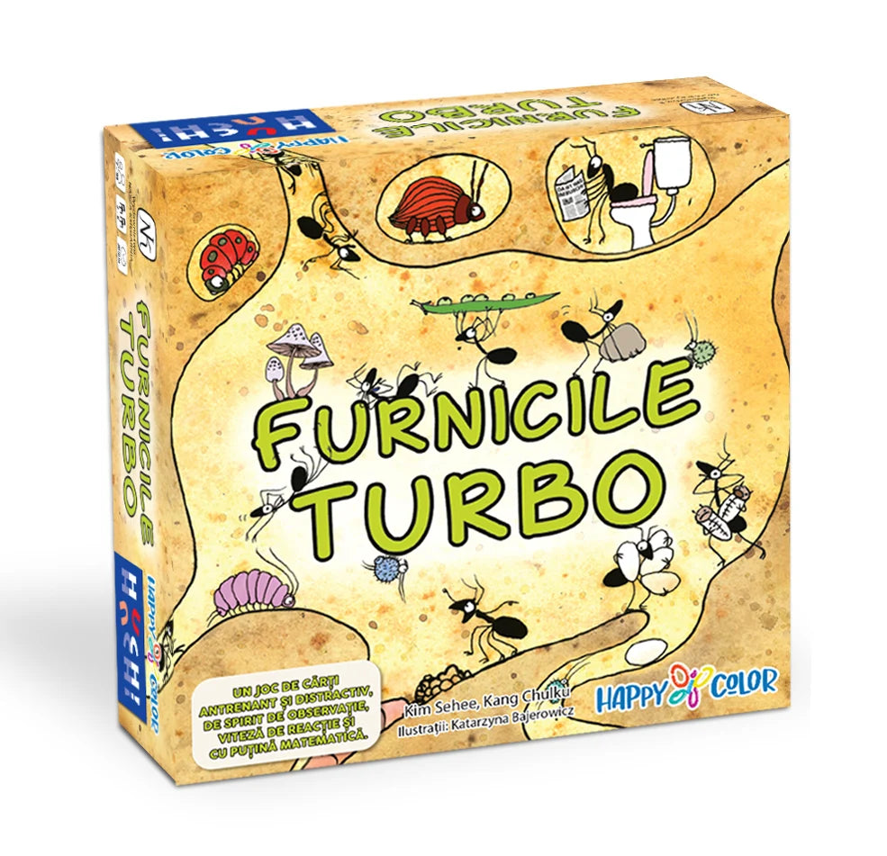 Joc de societate - Furnicile Turbo, Huch and Friends, 7 + ani