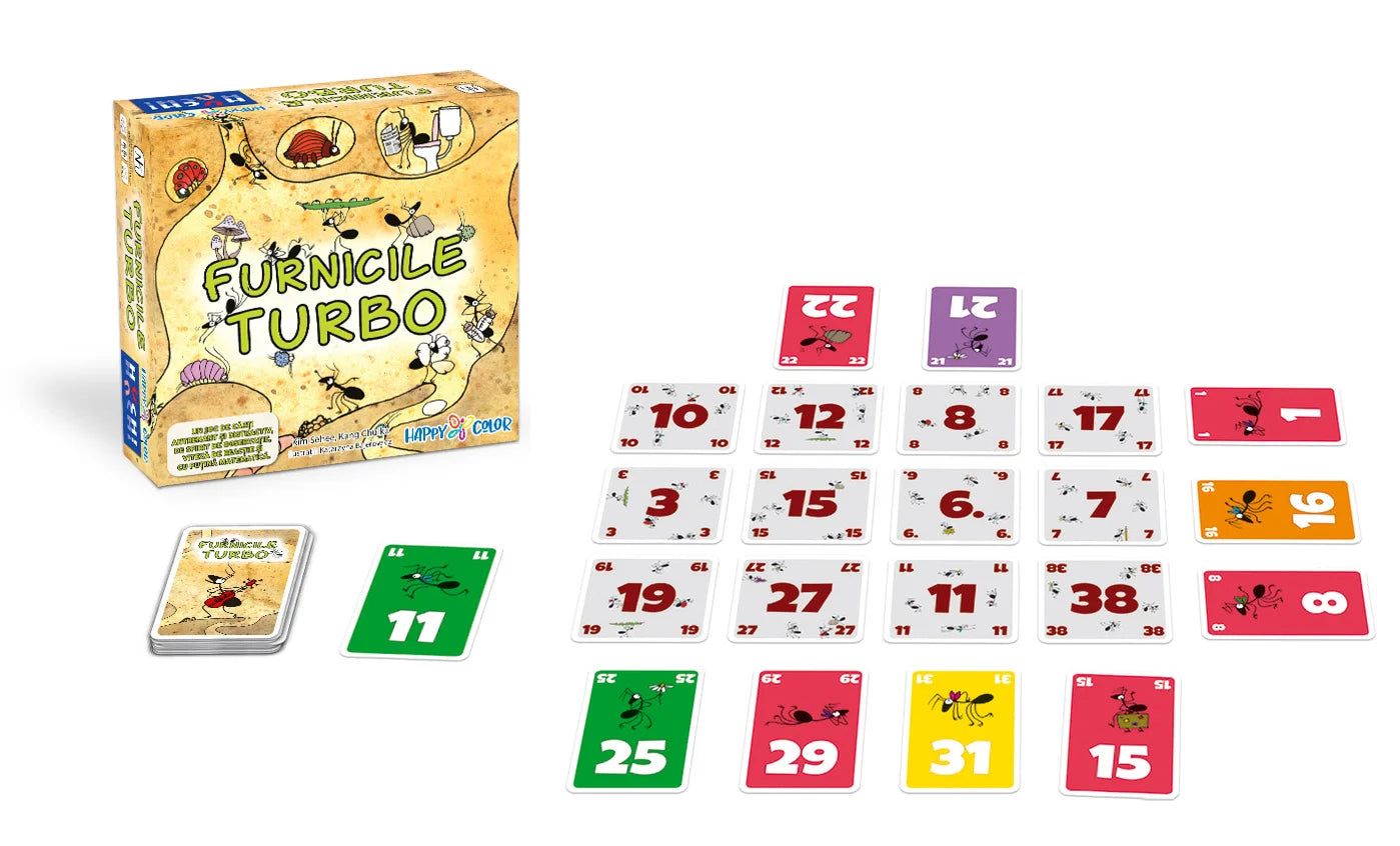 Joc de societate - Furnicile Turbo, Huch and Friends, 7 + ani