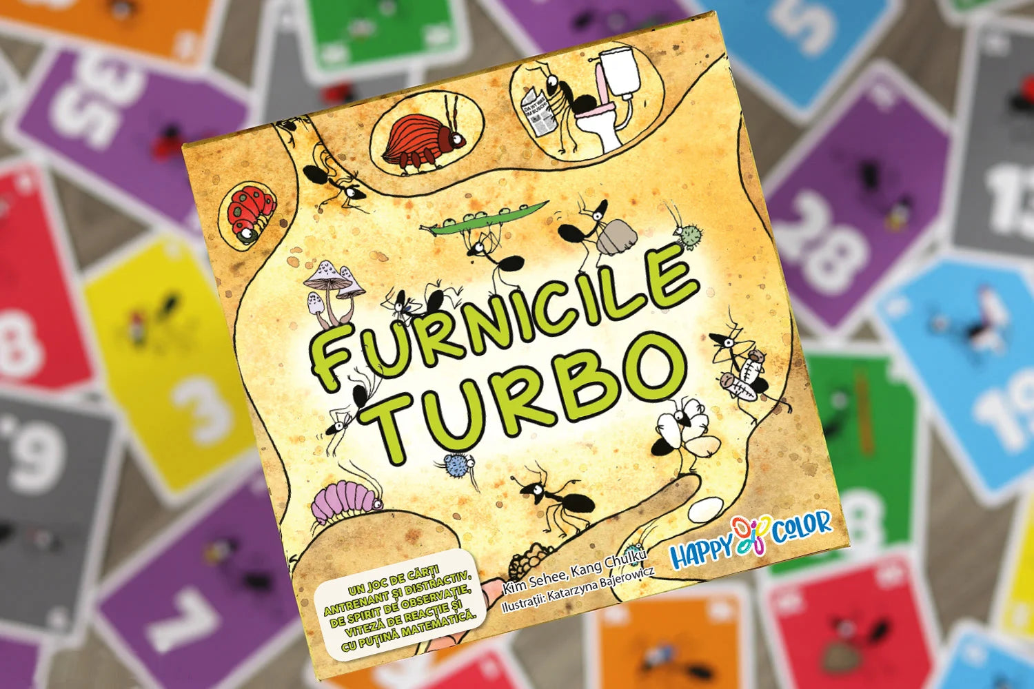 Joc de societate - Furnicile Turbo, Huch and Friends, 7 + ani