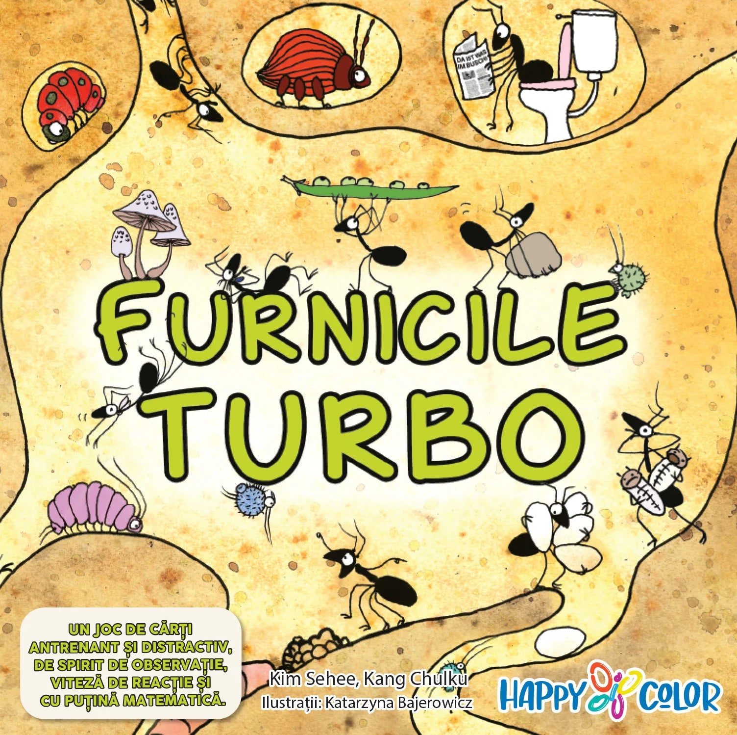 Joc de societate - Furnicile Turbo, Huch and Friends, 7 + ani