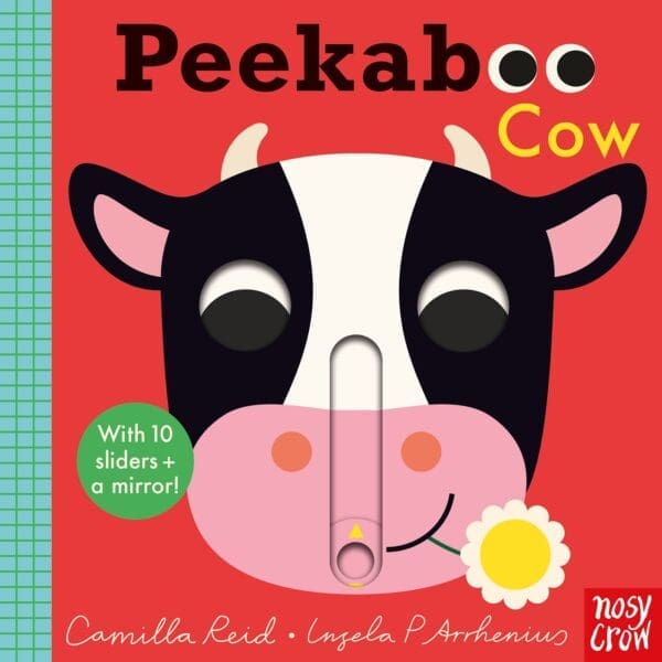 Carte senzoriala pentru bebelusi - Peekaboo Cow, Nosy Crow, + 6 luni