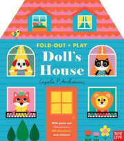 Carte cu activitati pentru copii - Fold-Out + Play: Doll's House, Nosy Crow, + 4 ani