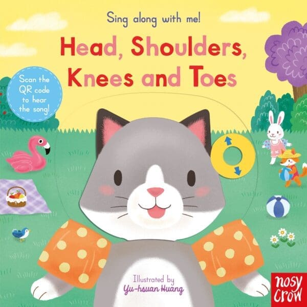 Carte muzicala cu cantece pentru bebelusi - Sing Along With Me! Head, Shoulders, Knees and Toes, Nosy Crow, + 9 luni