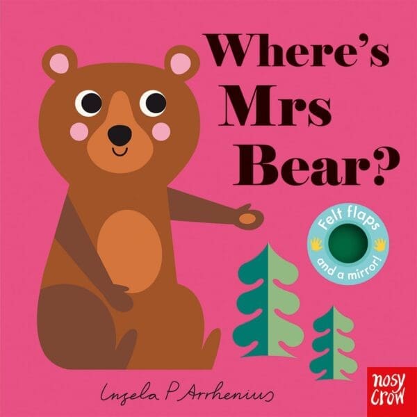 Carte cu clapete pentru bebelusi - Where's Mrs Bear?, Nosy Crow, + 6 luni