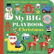 Carte cu activitati pentru bebelusi - My BIG Playbook: Christmas, Nosy Crow, + 6 luni