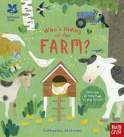Carte despre natura pentru copii mici - National Trust: Who's Hiding on the Farm?, Nosy Crow, + 1 an